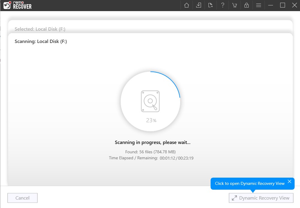 remo recovery sd card scan